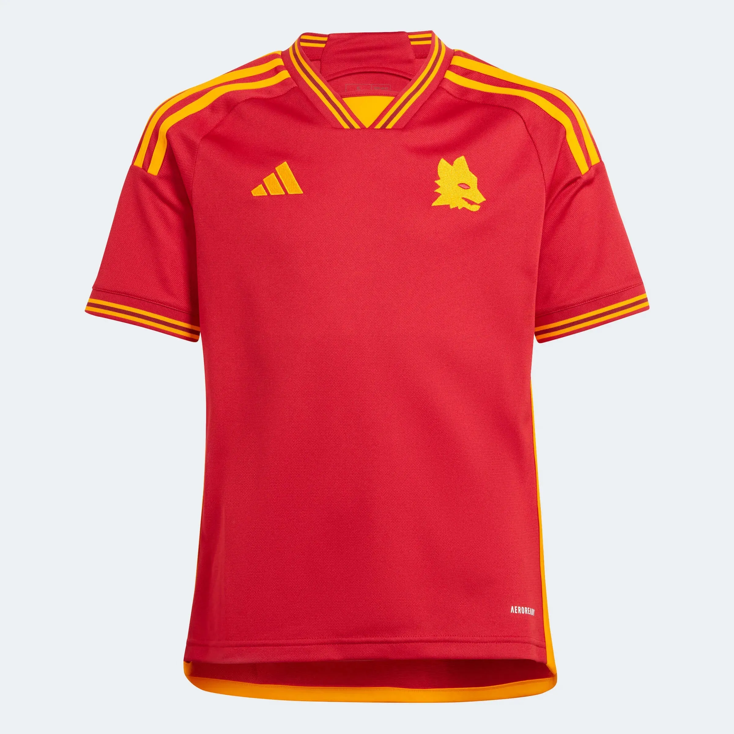 adidas 2023-24 Roma Youth Stadium Home Jersey