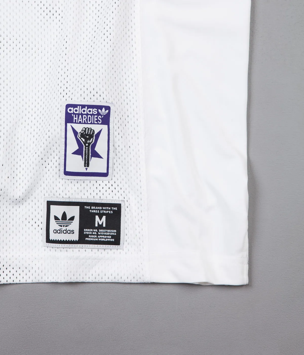 Adidas x Hardies Jersey - White / Collegiate Purple / Black