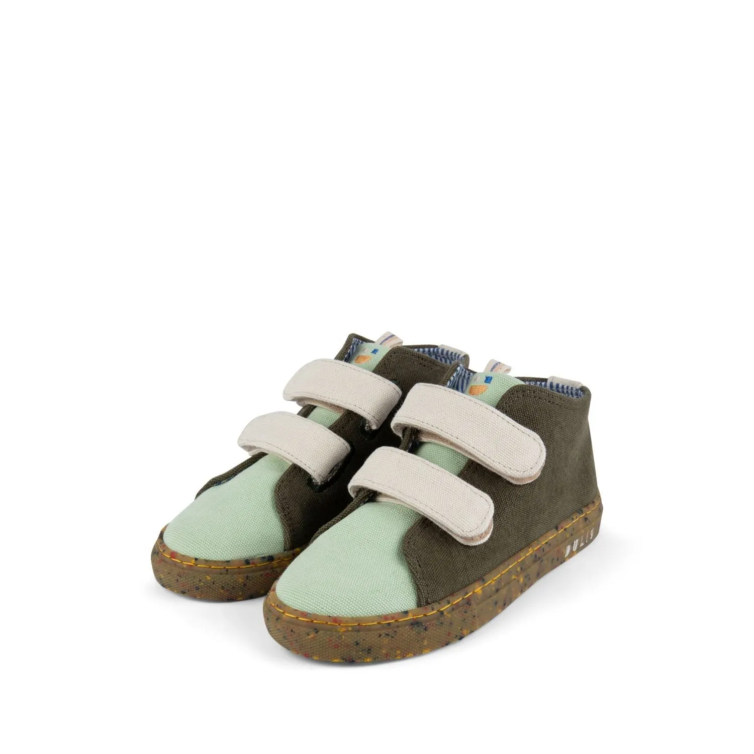 Anis/Khaki Eco Strap Mid Sneakers