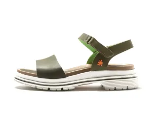 Art 1548 Birmingham Cartago Prado Khaki Green Sandal Made In Spain