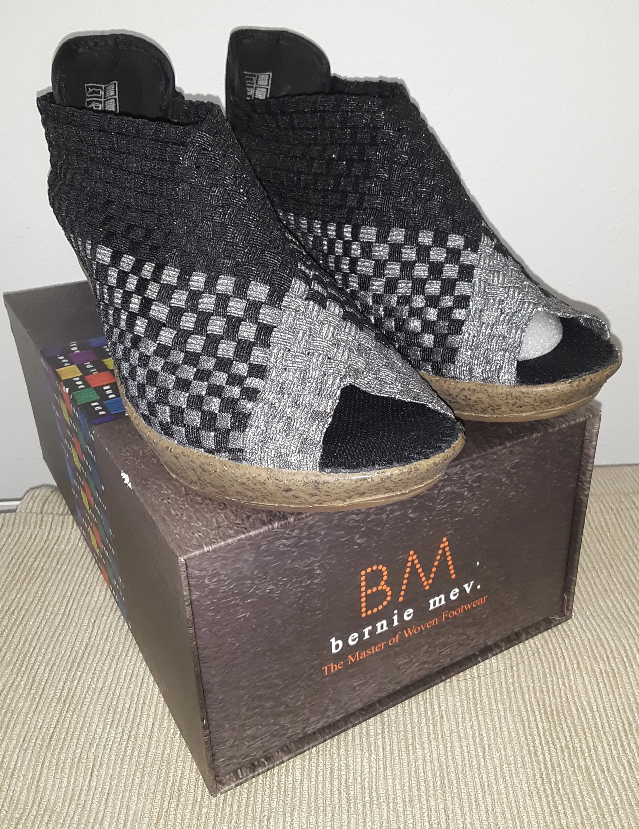 Bernie Mev Sabrina Gumwedge Open Toe Wedge