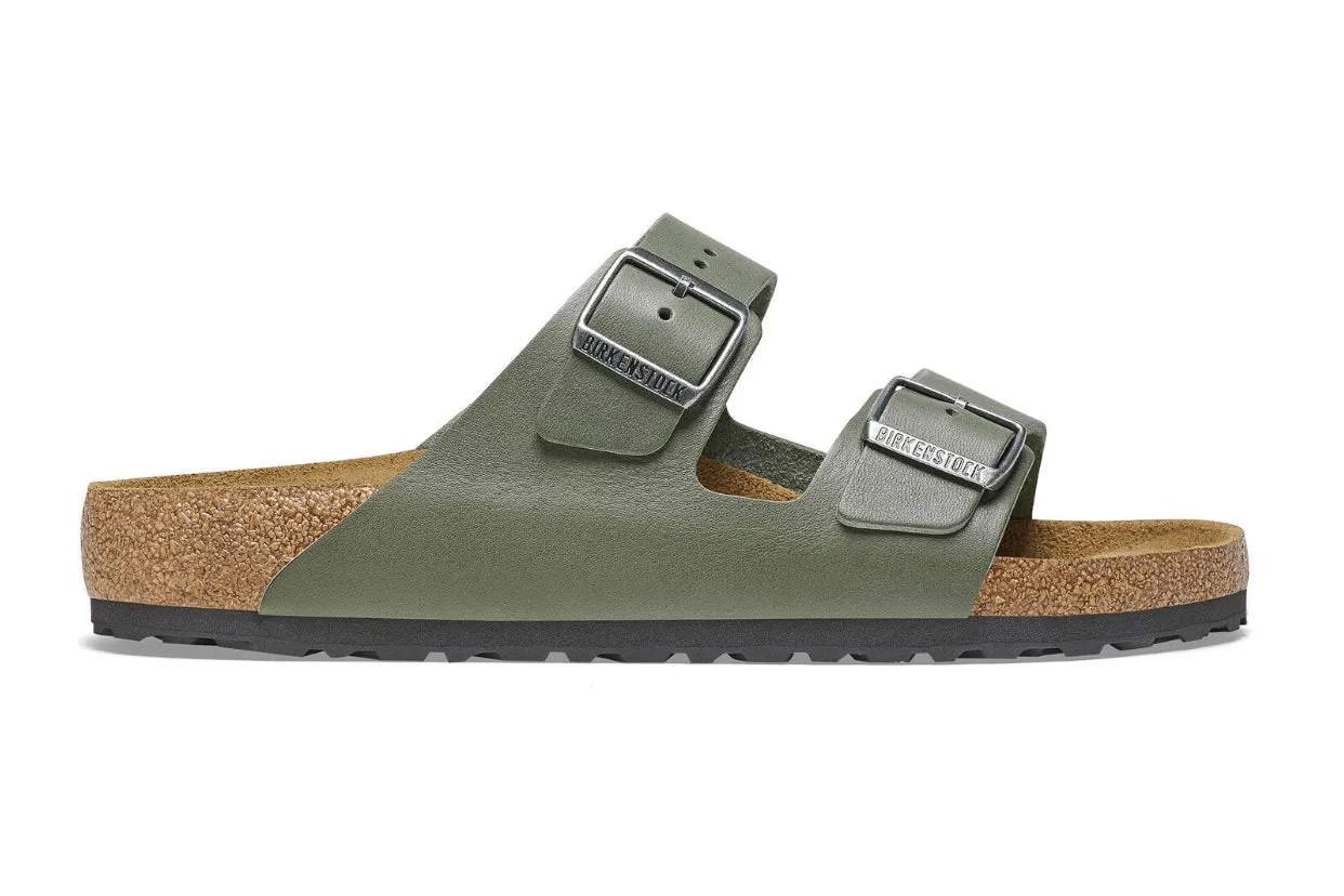 Birkenstock Arizona Vintage Wood Thyme Green Natural Leather Made In Germany