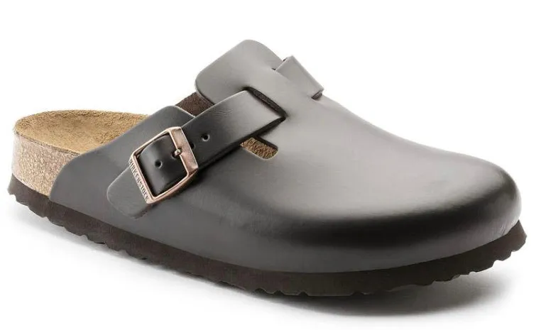 Birkenstock Boston Dark Brown Smooth Made In Germany