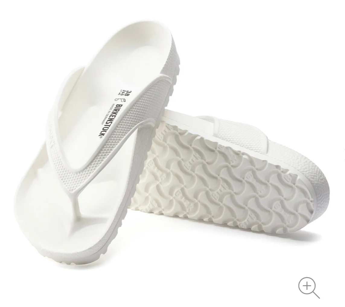 Birkenstock Honolulu White EVA Vegan Made In Germany