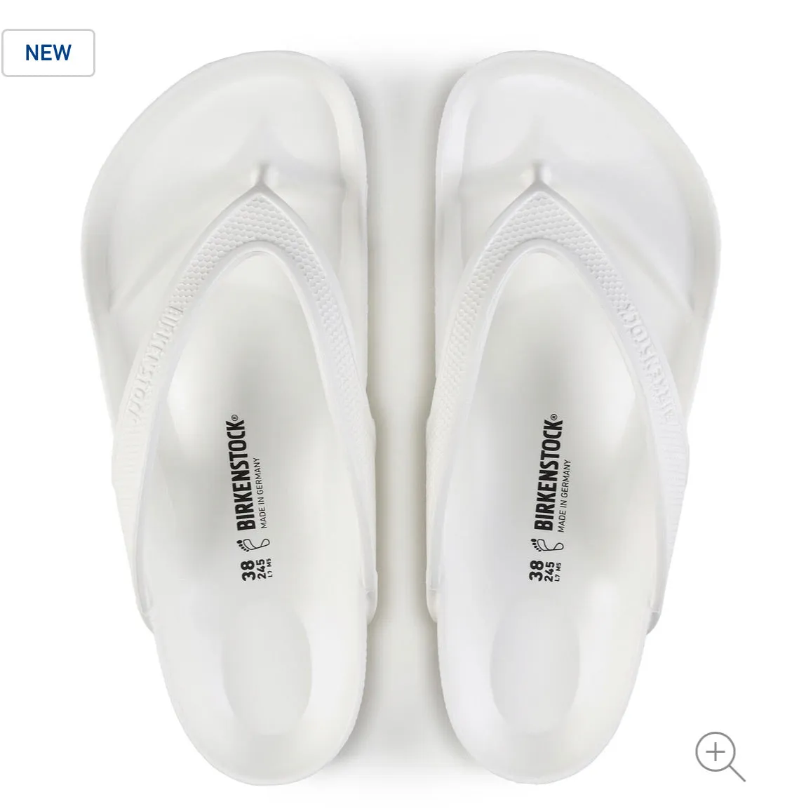 Birkenstock Honolulu White EVA Vegan Made In Germany