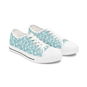 Blue Dog Paw Women's Low Top Sneakers