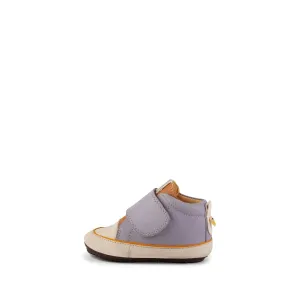 Blue/Dark Tan Strap Sneaker Booties