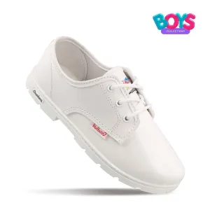 Boys School Shoes - WV521 White