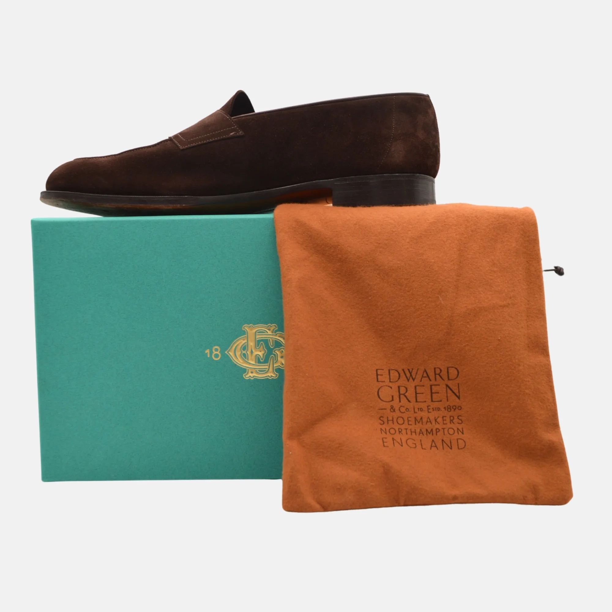 Brown Shoes made of Suede Leather (EU 44)