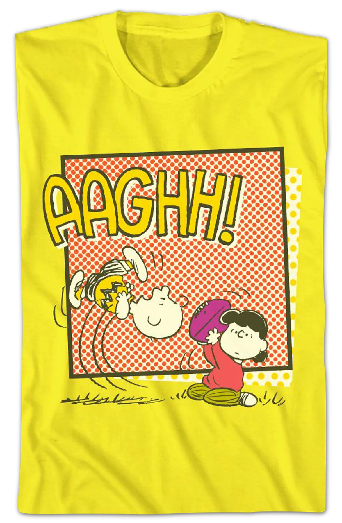 Charlie Brown And Lucy Football Gag Peanuts T-Shirt