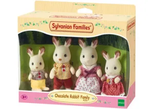 Chocolate Rabbit Family