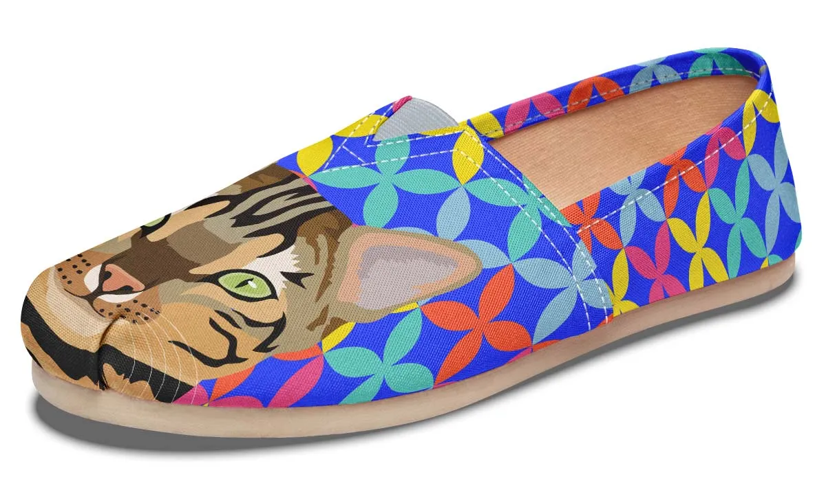 Colorful Bengel Cat Casual Shoes