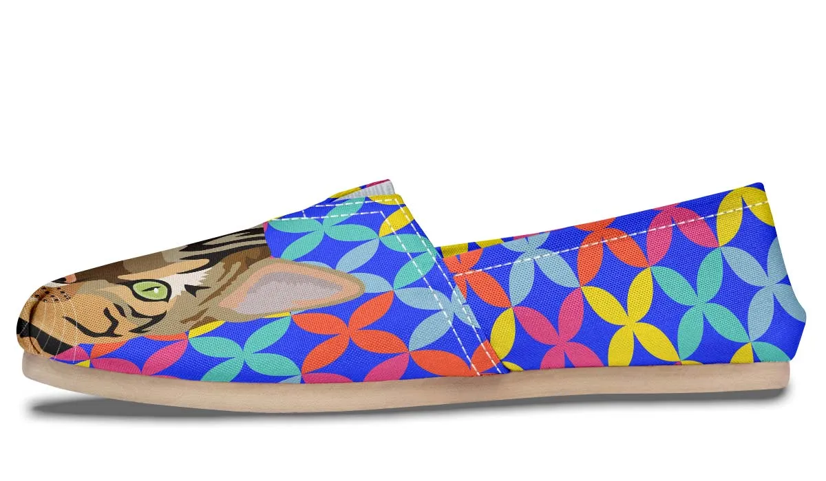 Colorful Bengel Cat Casual Shoes