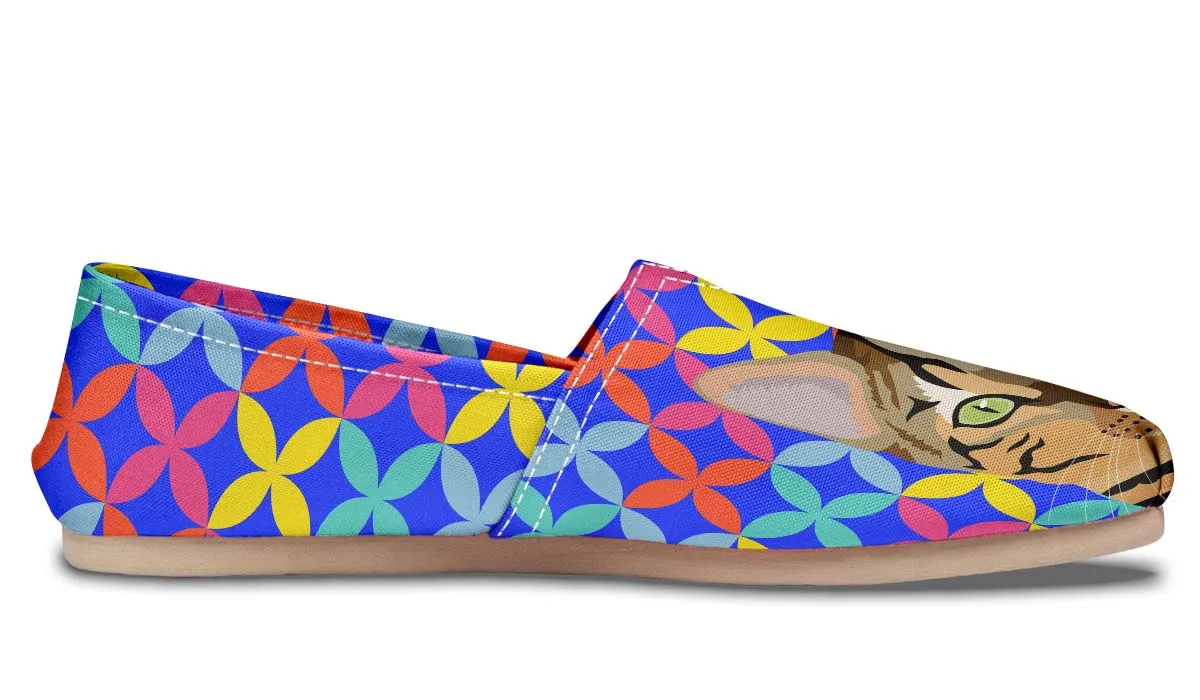Colorful Bengel Cat Casual Shoes