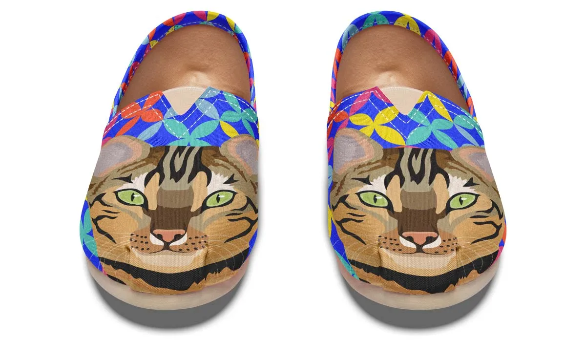 Colorful Bengel Cat Casual Shoes