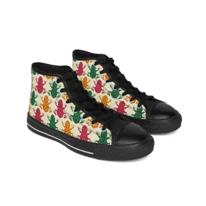 Colorful Frogs Women's Classic Sneakers