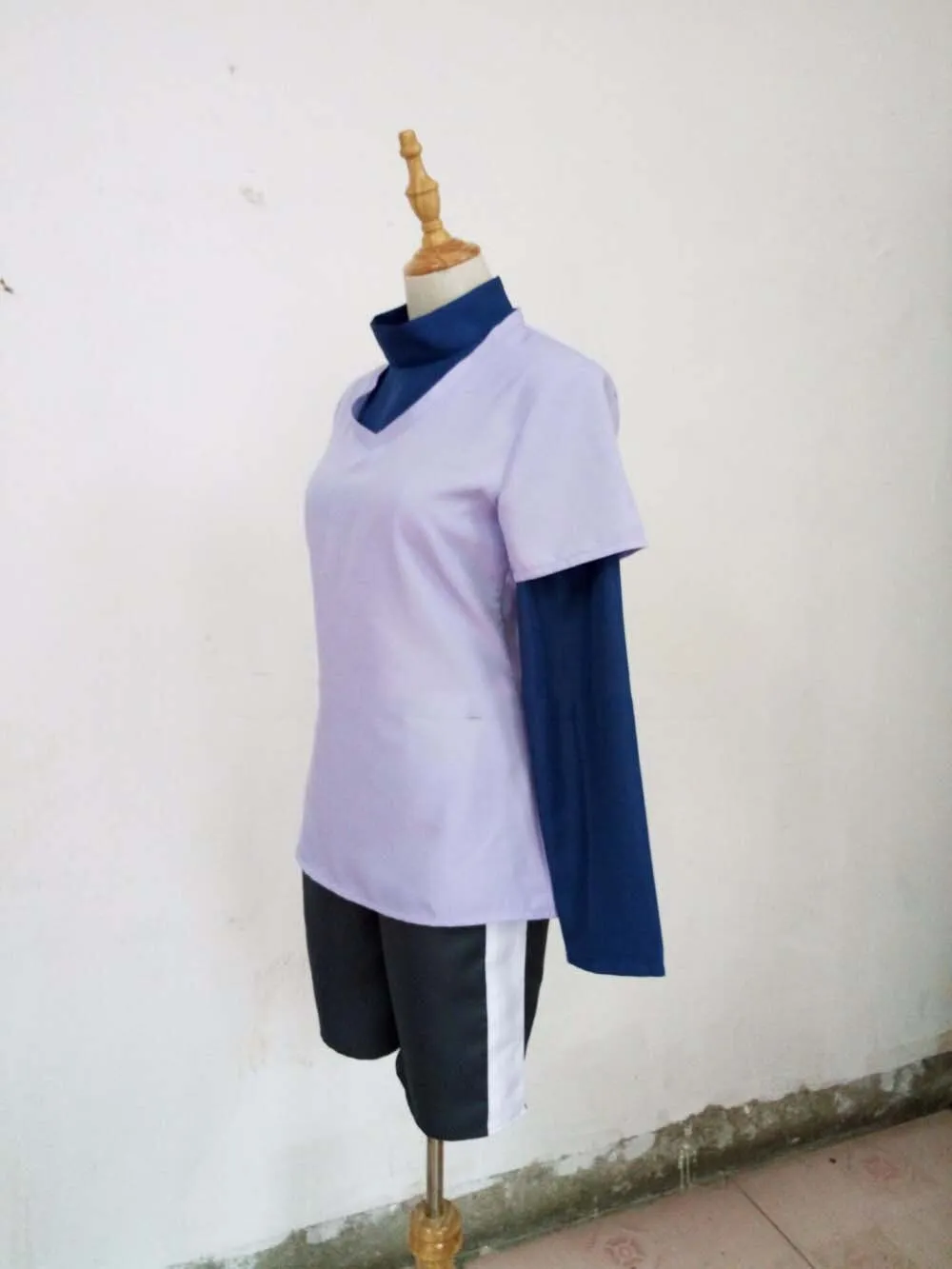Cosplay Costume Custom Made suit Killuaua Cosplay Zoldyckck uniform Wig And shoes