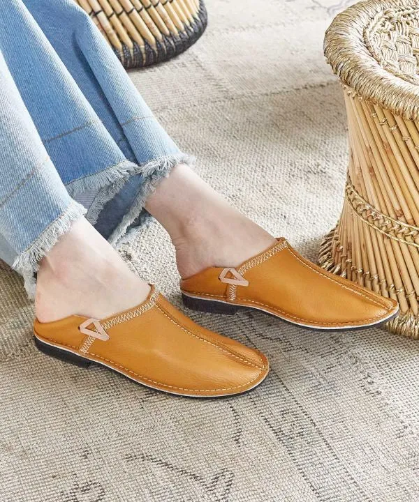Cow Leather Babouche