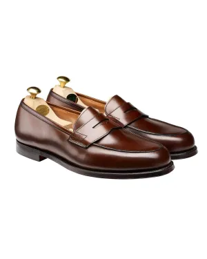 Crockett & Jones Grantham Dk.Brown Burnished Calf Penny Loafer