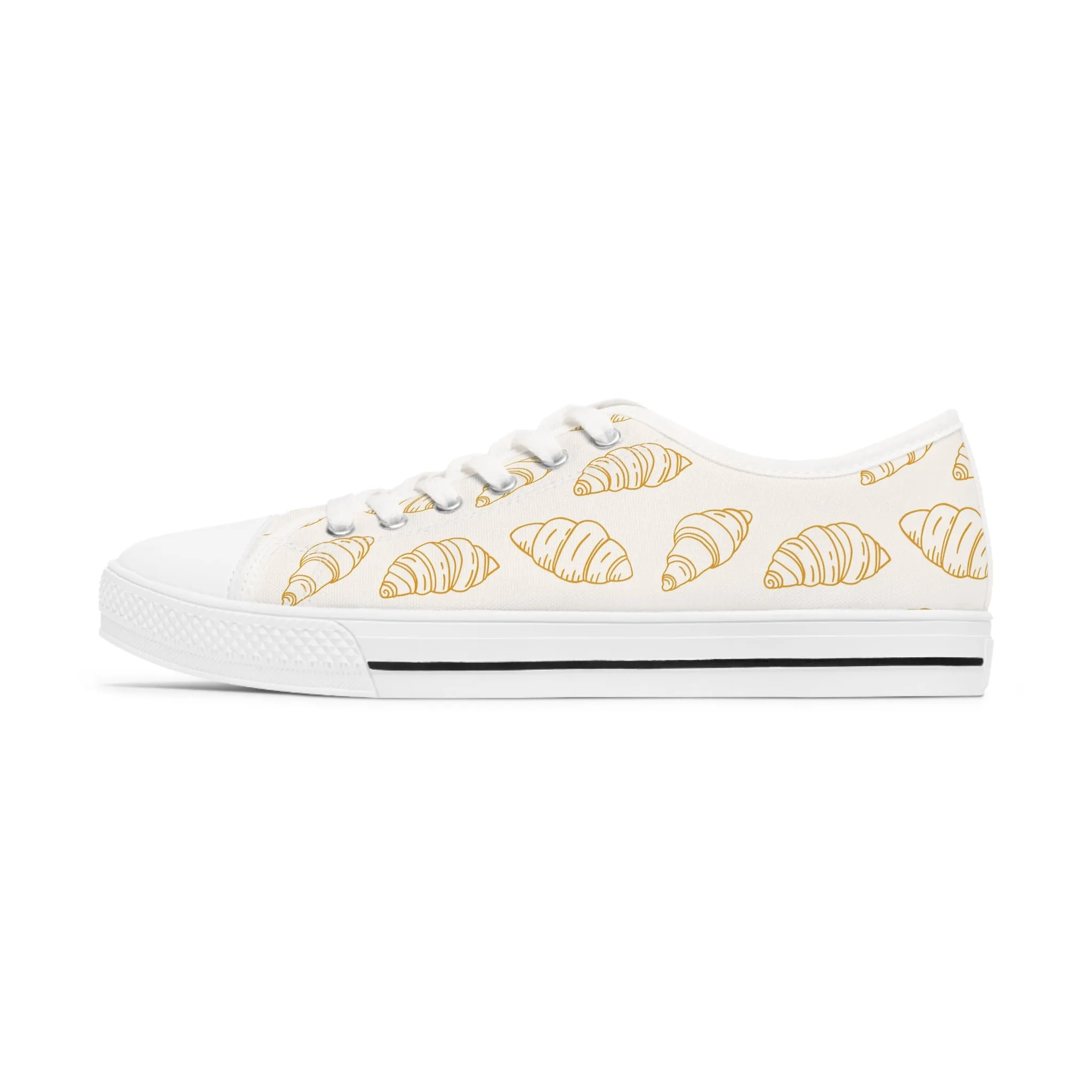 Croissant Women's Low Top Sneakers