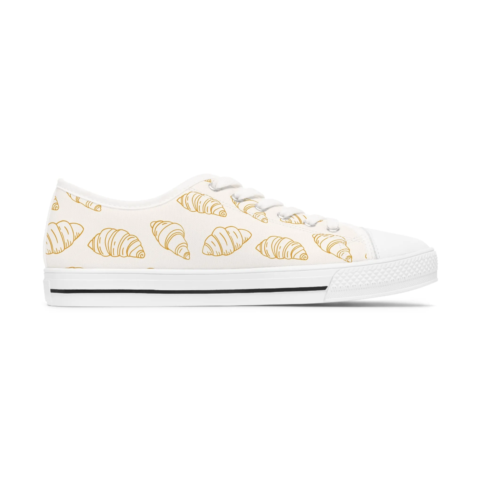 Croissant Women's Low Top Sneakers