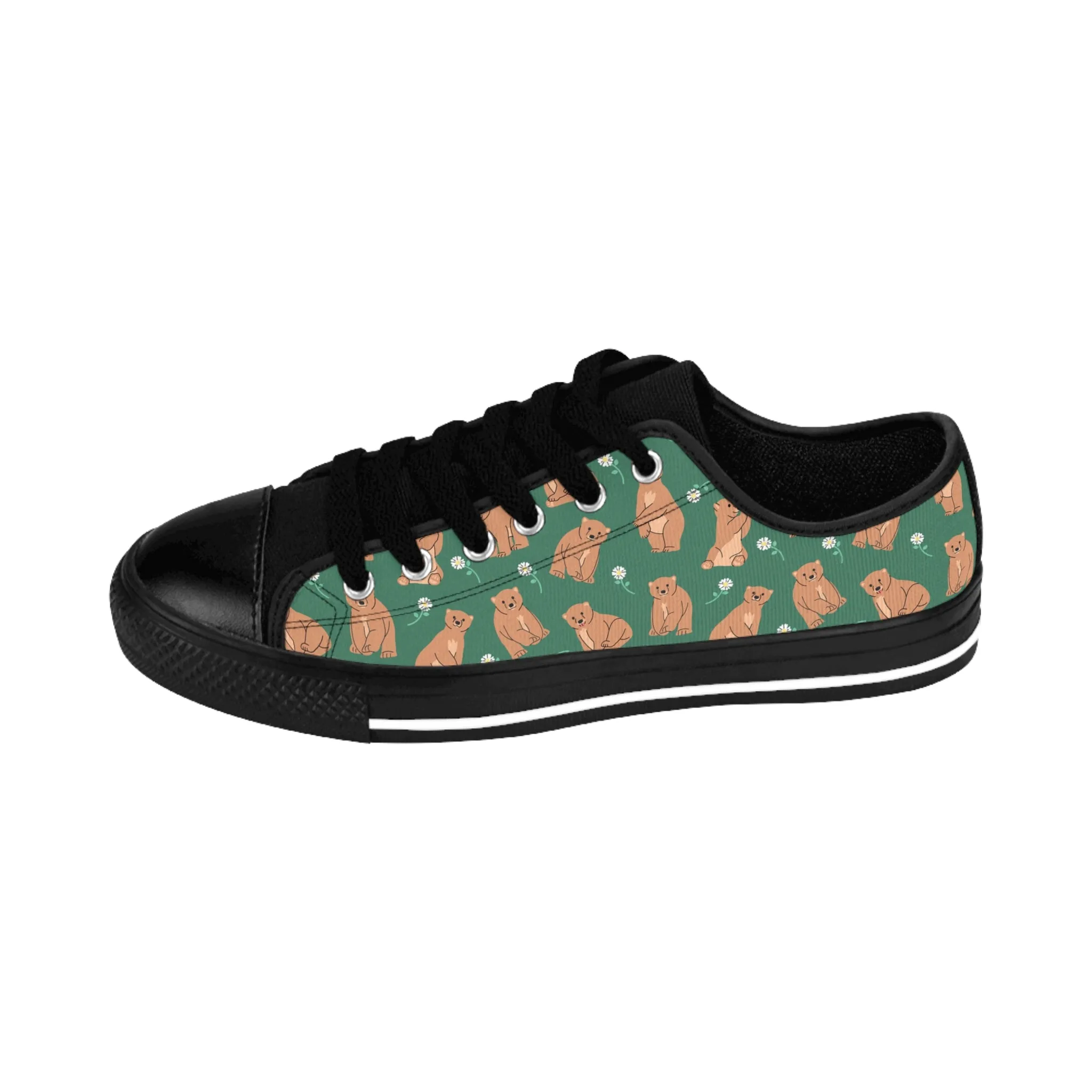 Cute Brown Bear Women's Sneakers