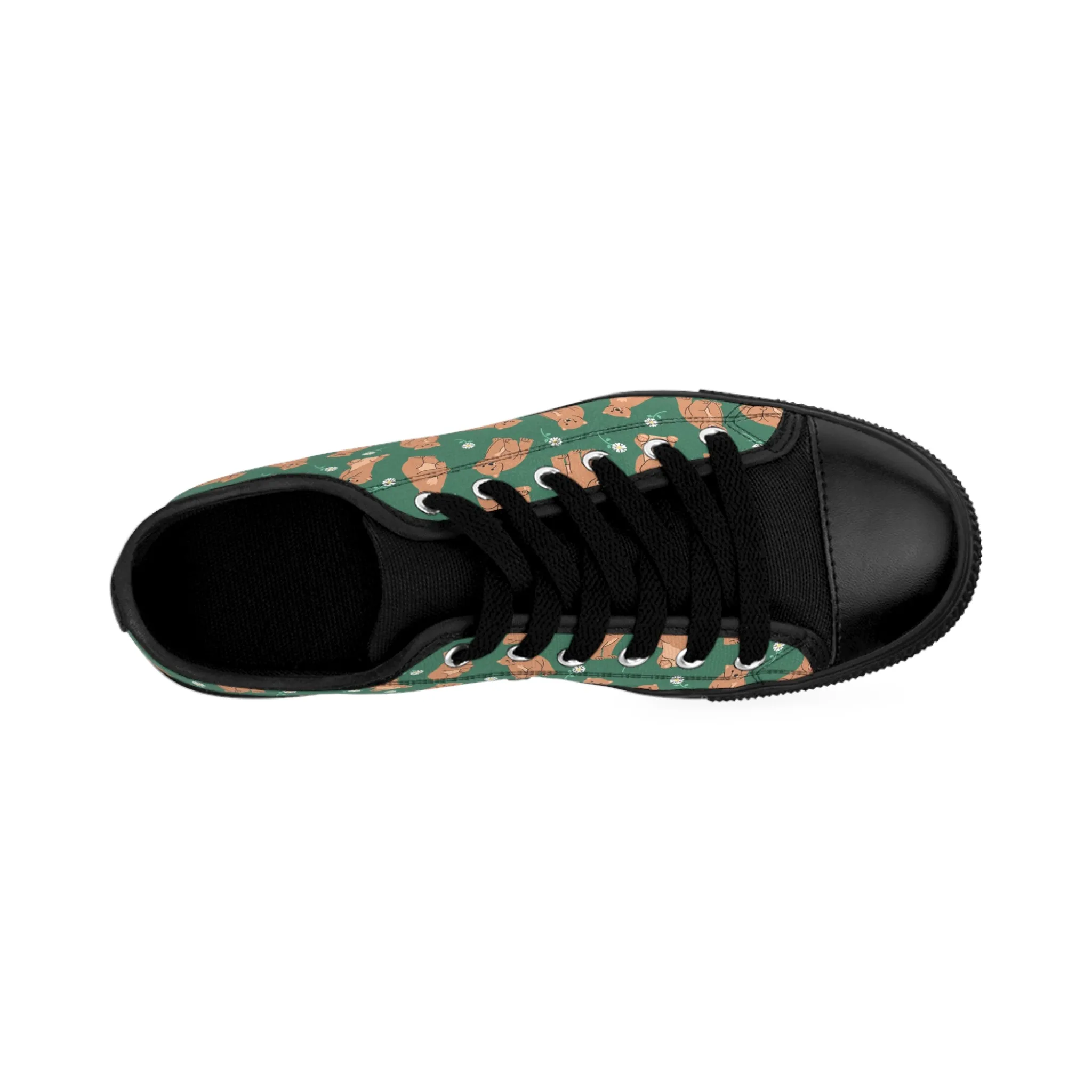 Cute Brown Bear Women's Sneakers