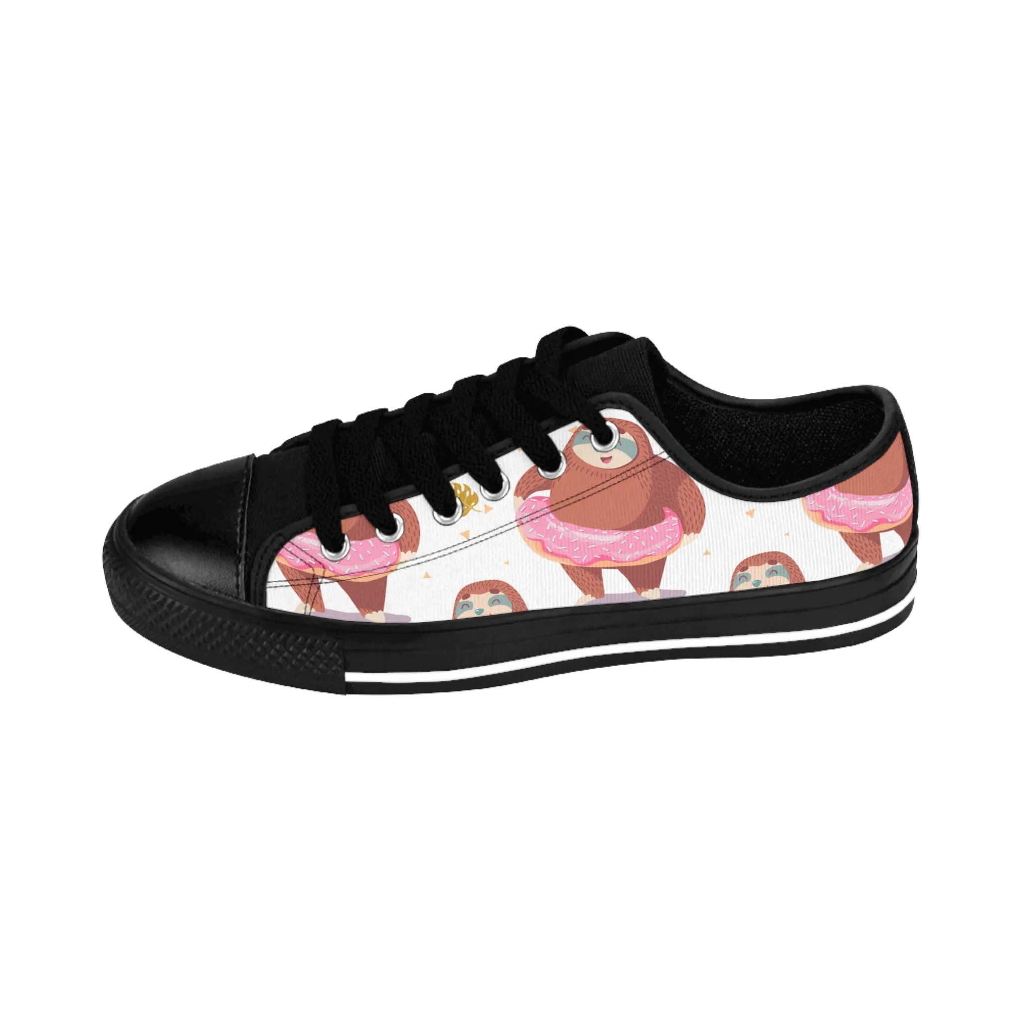 Cute Cartoon Sloth Women's Sneakers