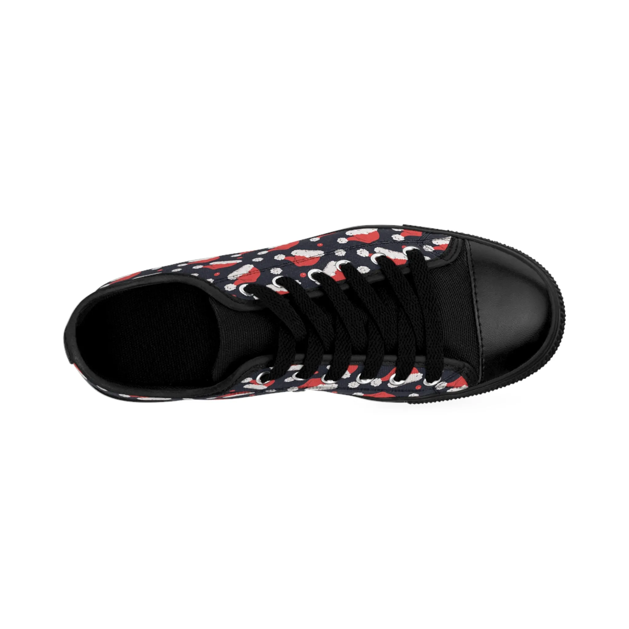 Cute Santa Clause Hat Women's Sneakers