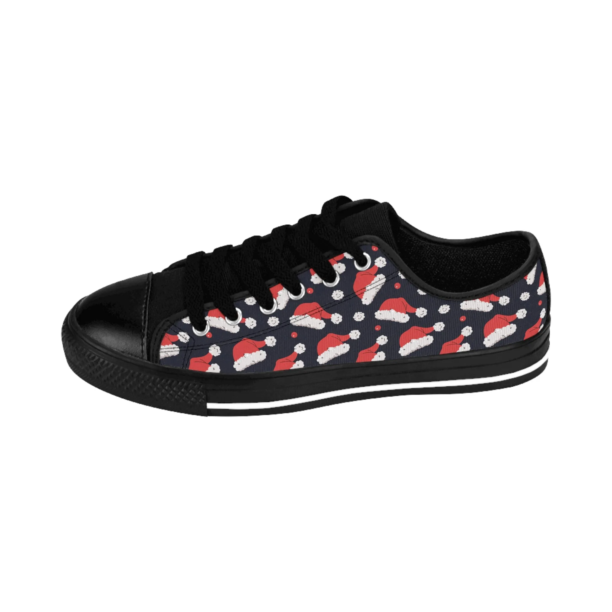 Cute Santa Clause Hat Women's Sneakers