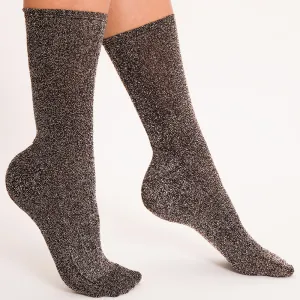 Darner Silver Tinsel Shimmer Socks