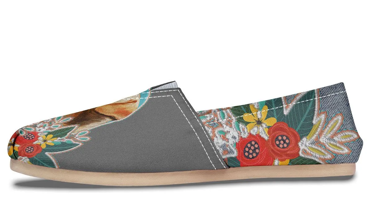 Denim Style White Labrador Casual Shoes