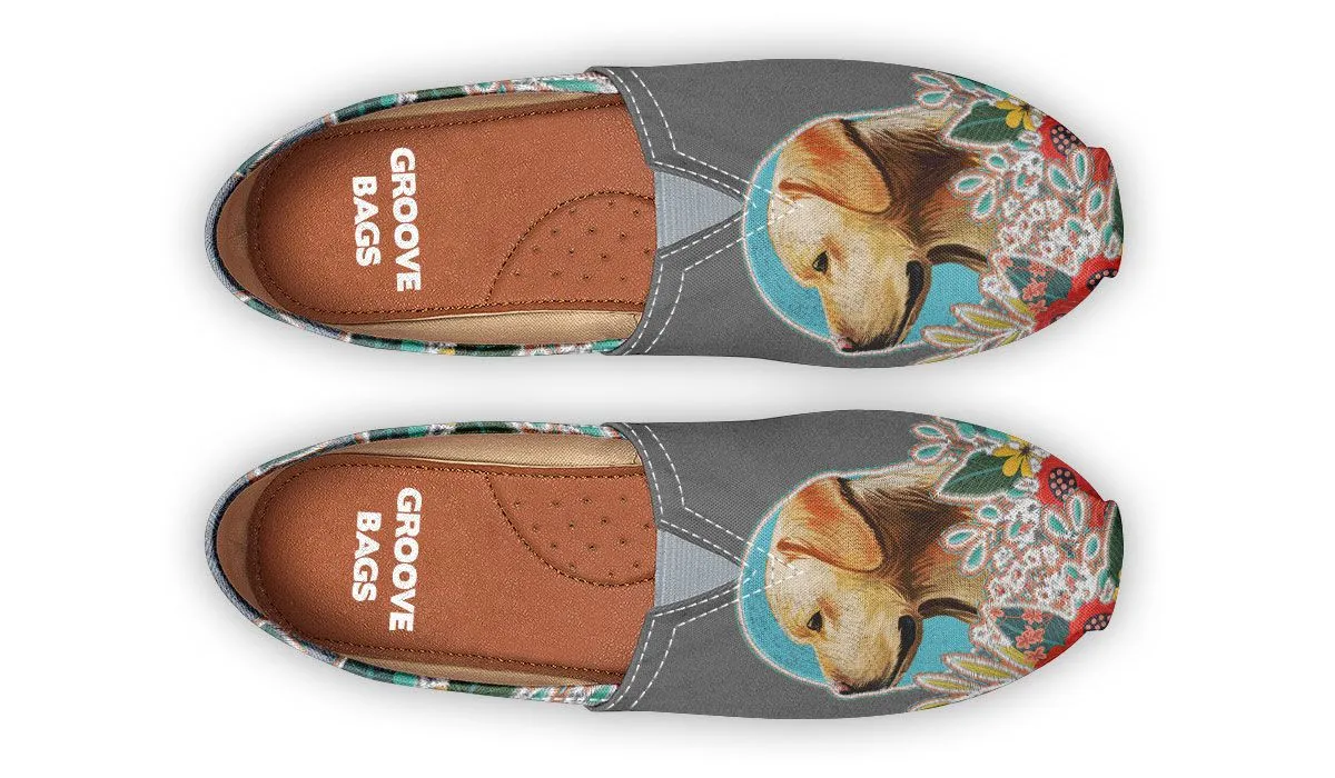 Denim Style White Labrador Casual Shoes