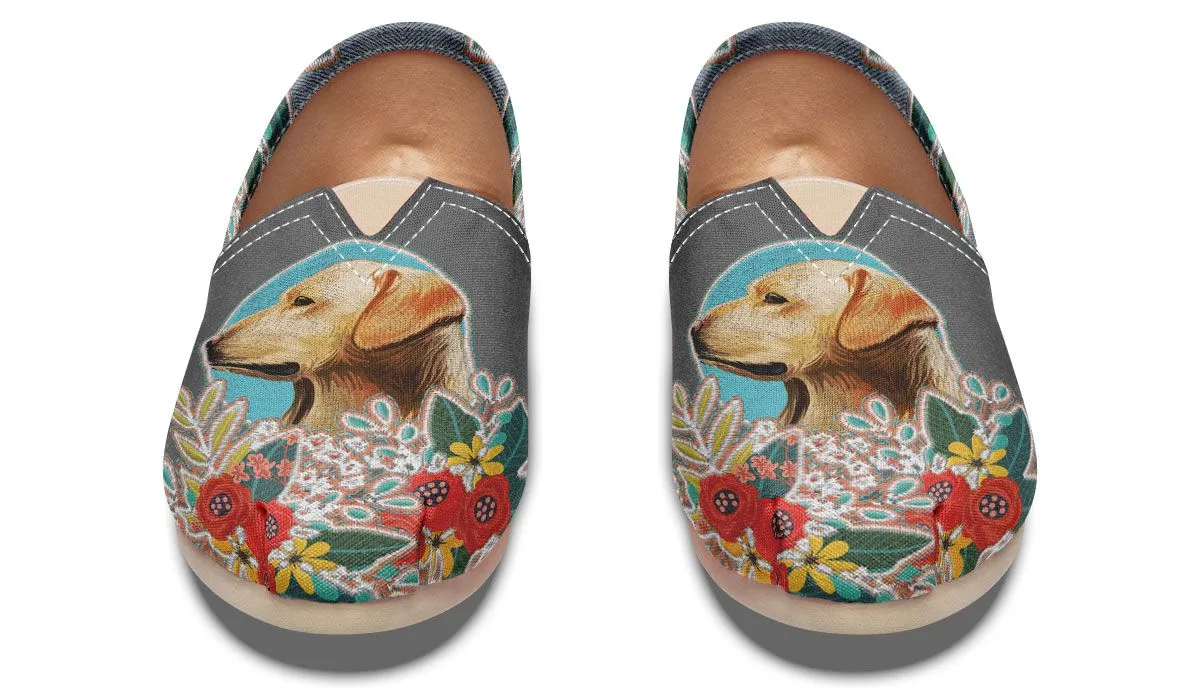 Denim Style White Labrador Casual Shoes