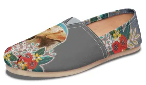 Denim Style White Labrador Casual Shoes