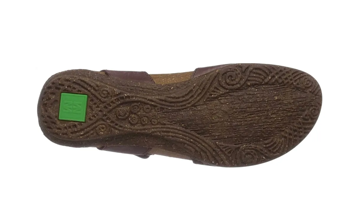 El Naturalista N412 Brown Flats Sandals Made In Spain