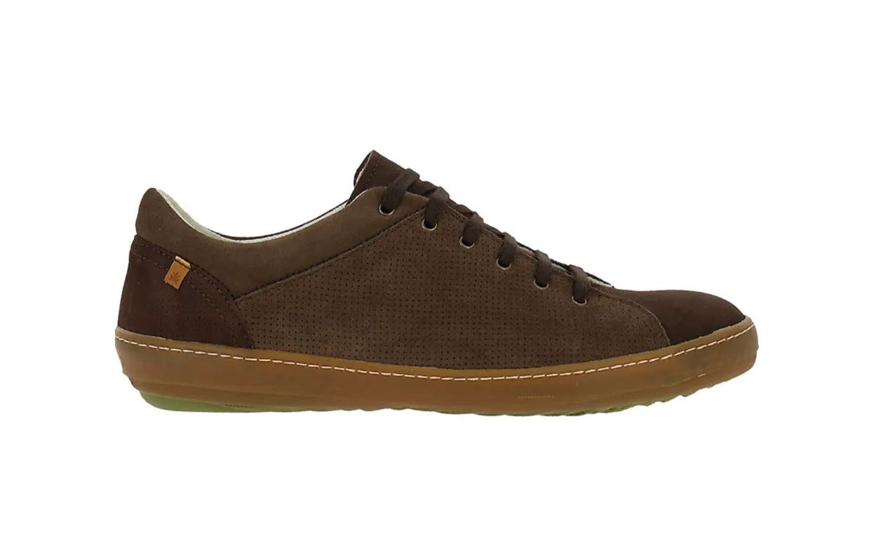 El Naturalista NF64 Brown Meteo Lace Up 6 Eyelet Shoe Made In Spain