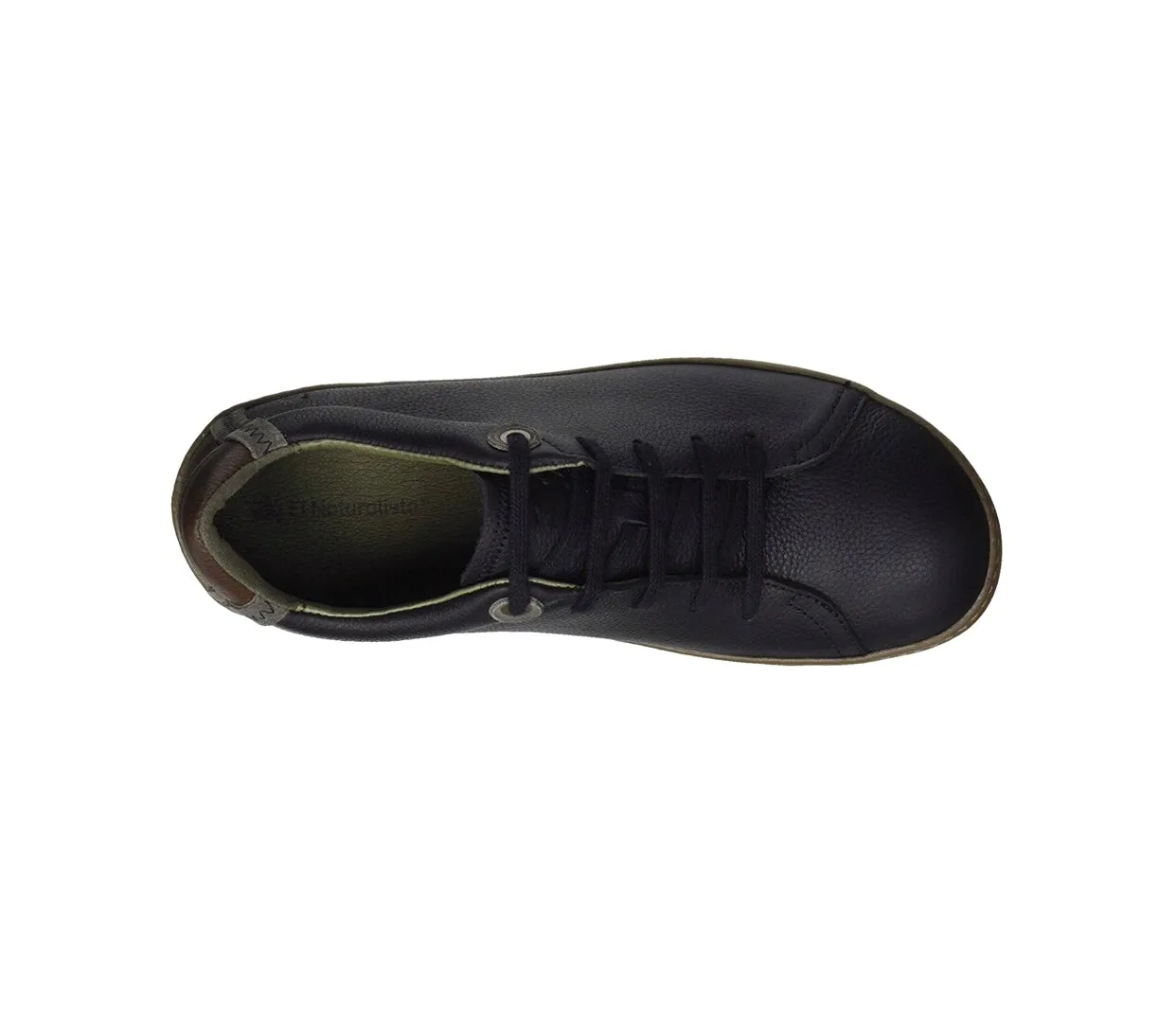 El Naturalista NF67 Black Meteo Lace Up 5 Eyelet Shoe Made In Spain