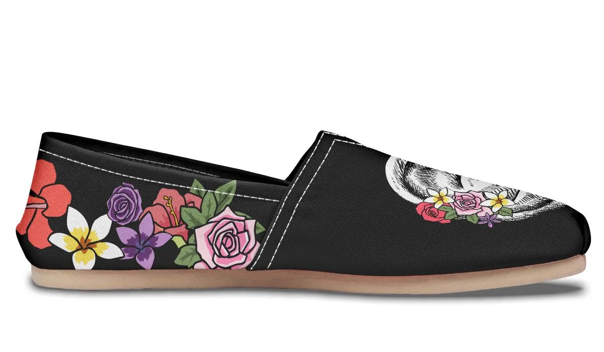 Floral Anatomy Ear Casual Shoes