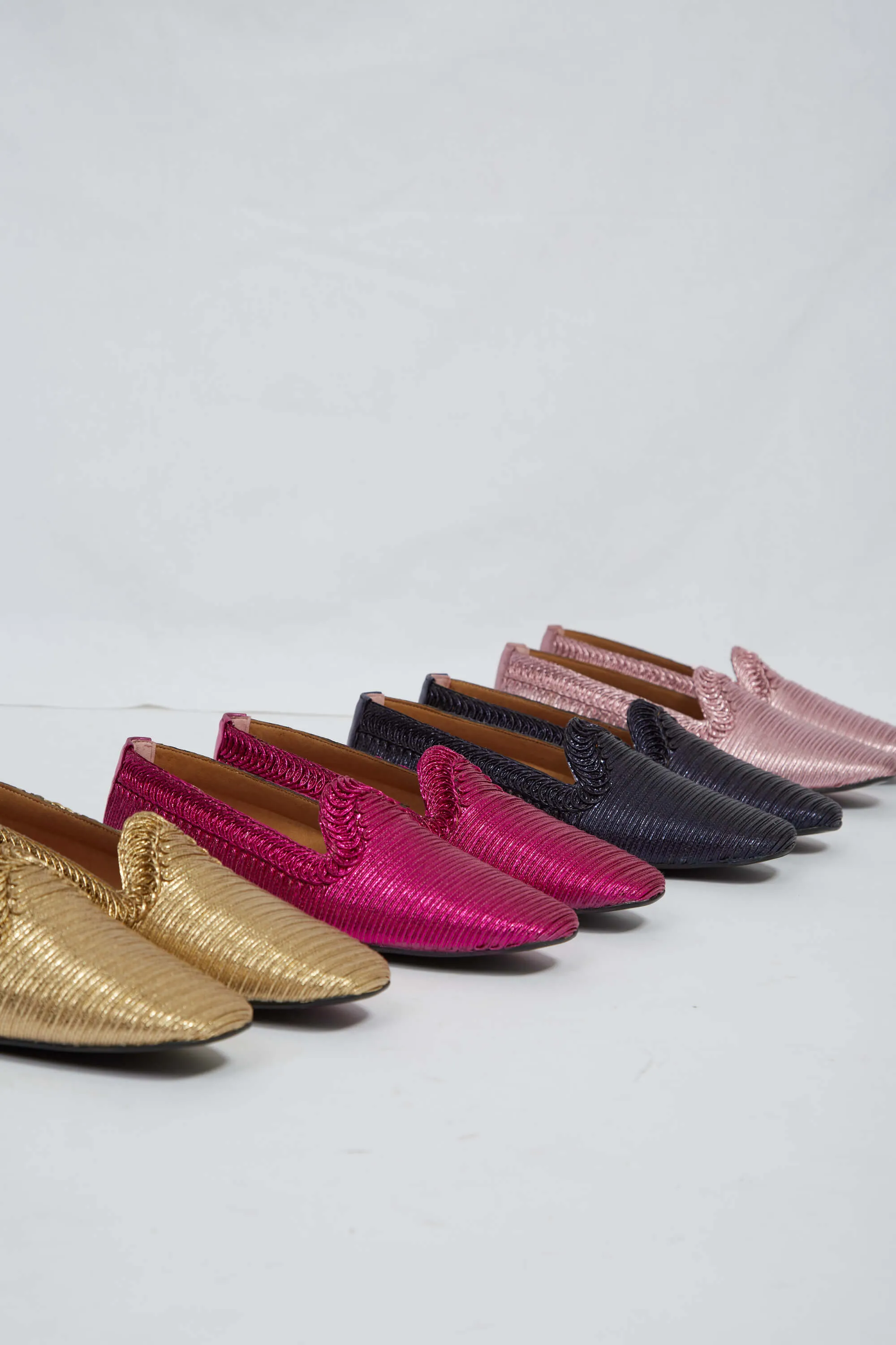 Fuchsia Metallic Loafer
