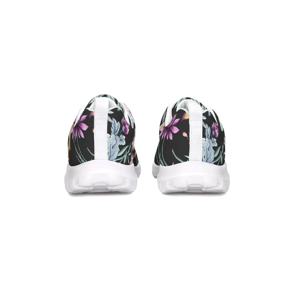 FYD Sporty Sneakers in black chinoiserie floral