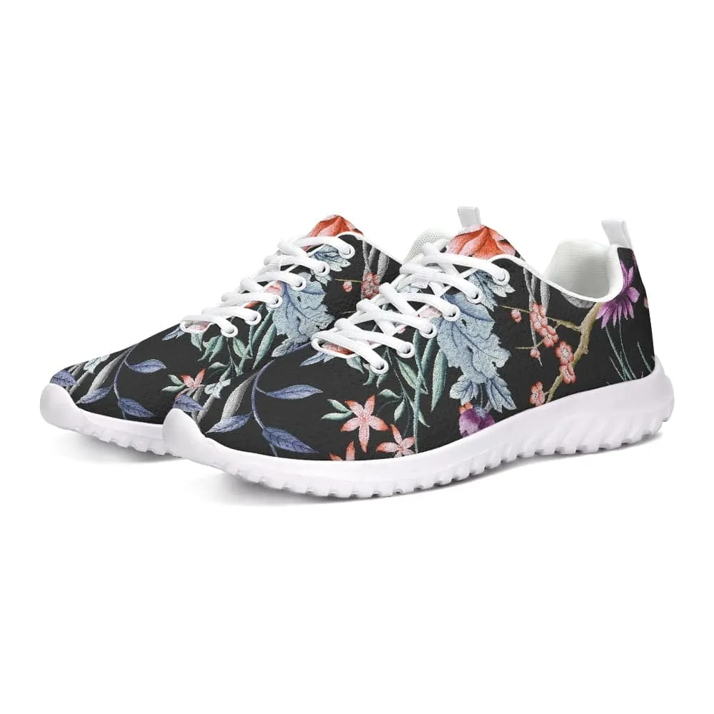 FYD Sporty Sneakers in black chinoiserie floral