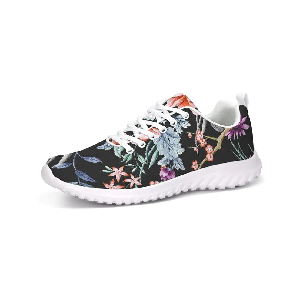 FYD Sporty Sneakers in black chinoiserie floral