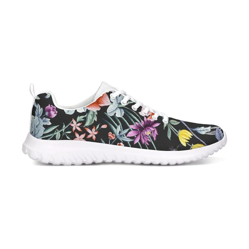 FYD Sporty Sneakers in black chinoiserie floral
