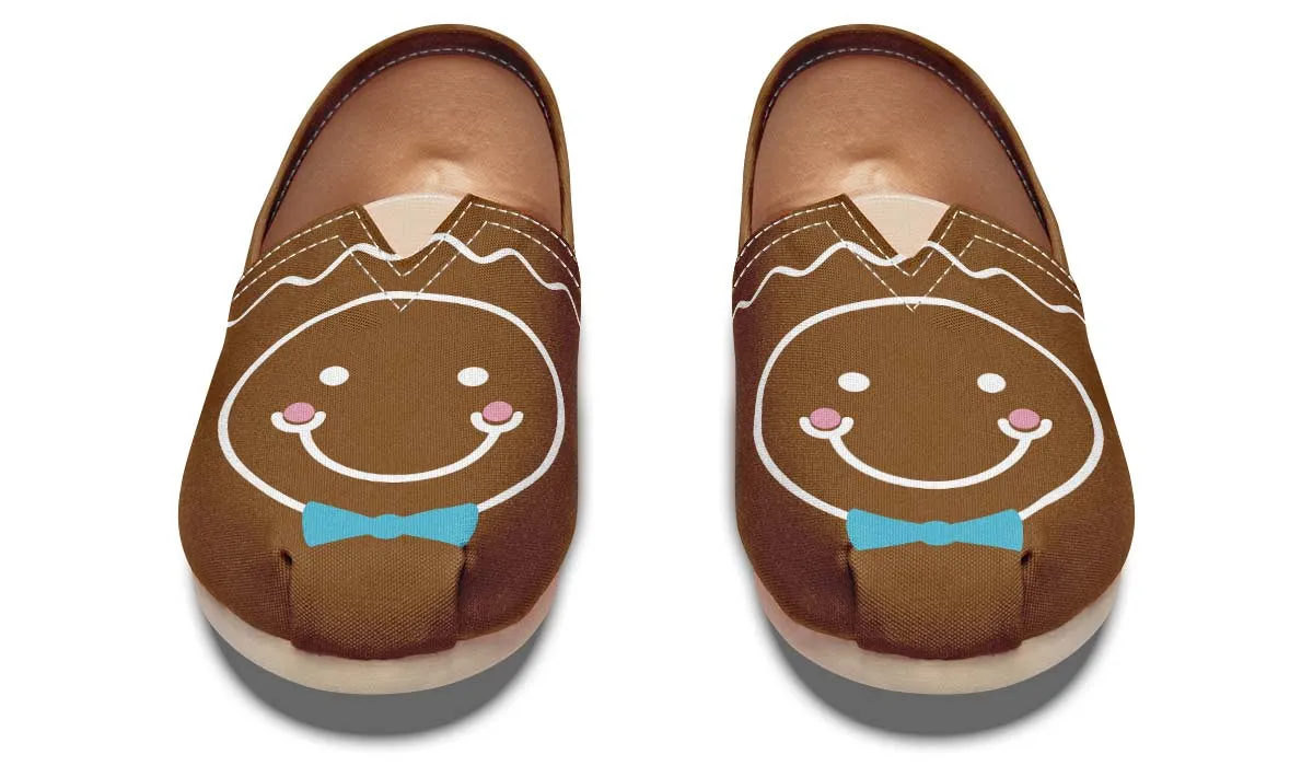 Gingerbread Man Christmas Casual Shoes