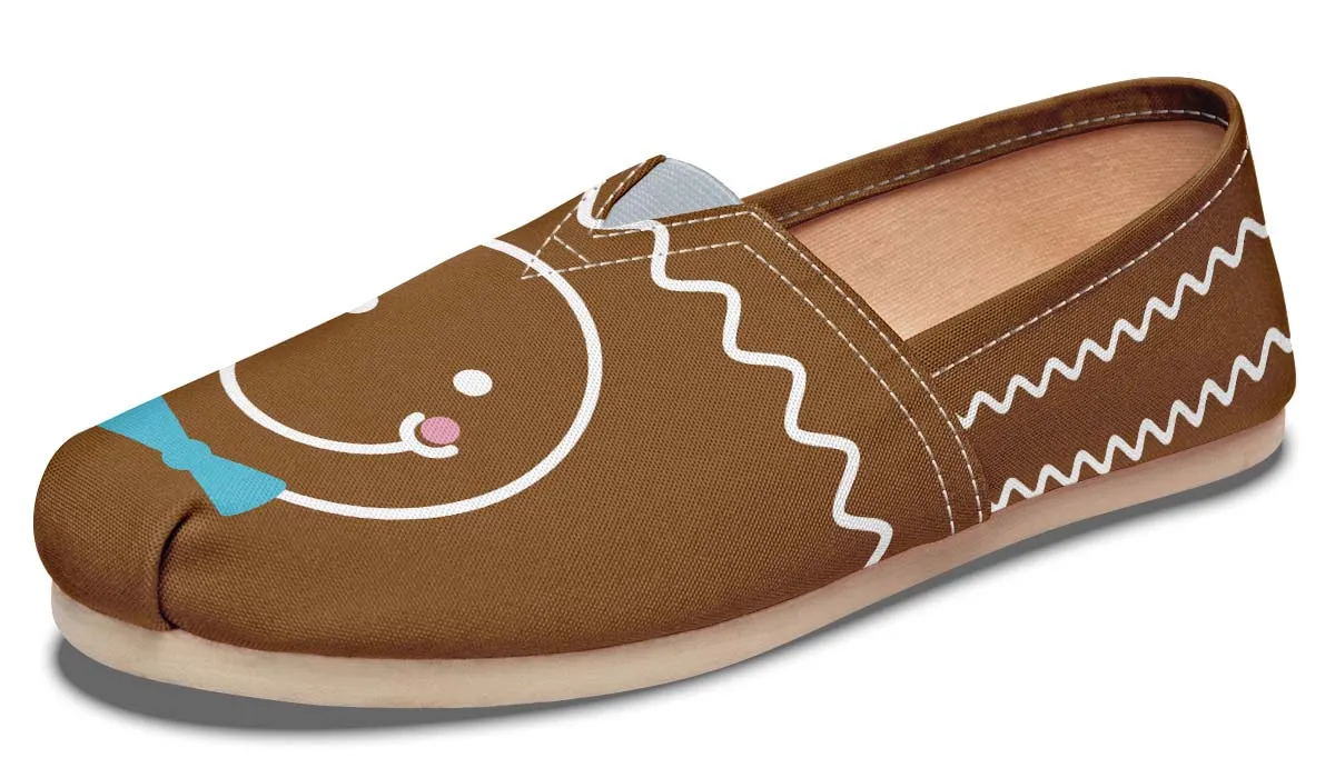 Gingerbread Man Christmas Casual Shoes