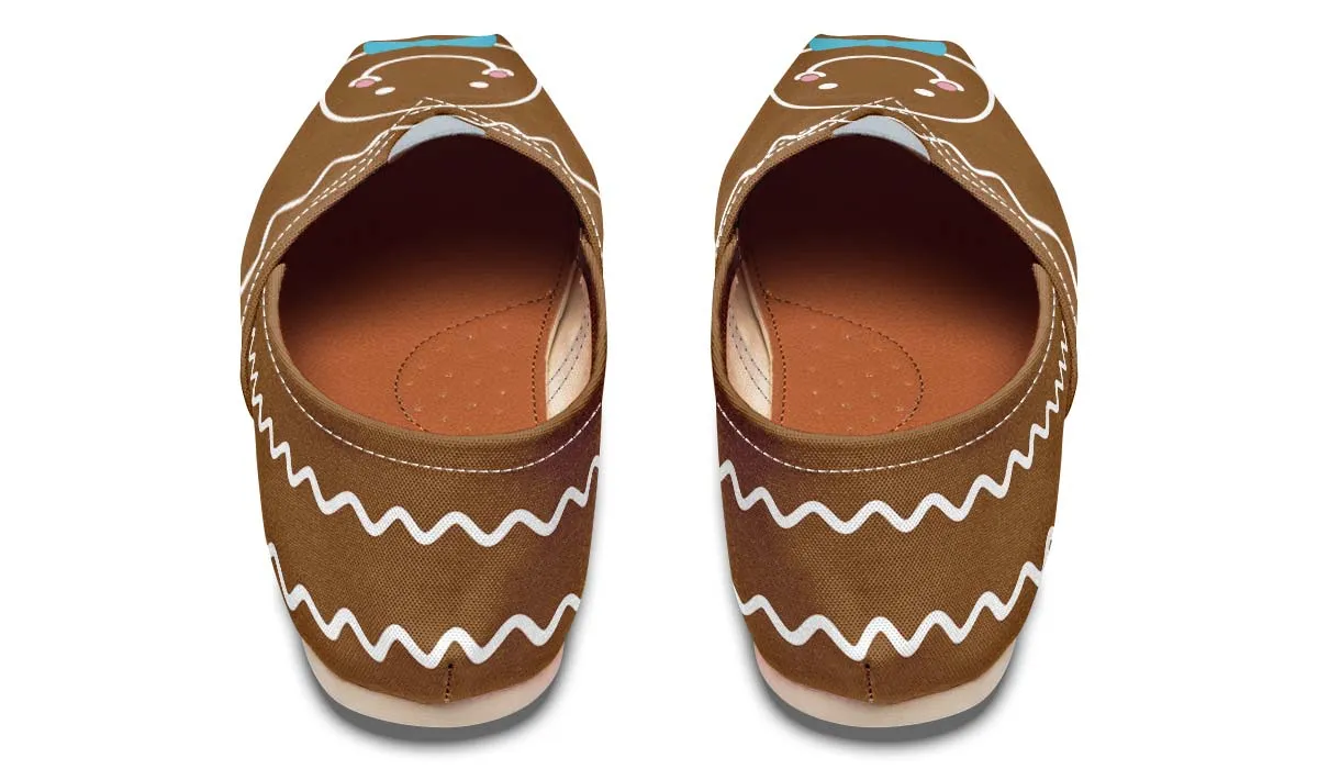 Gingerbread Man Christmas Casual Shoes
