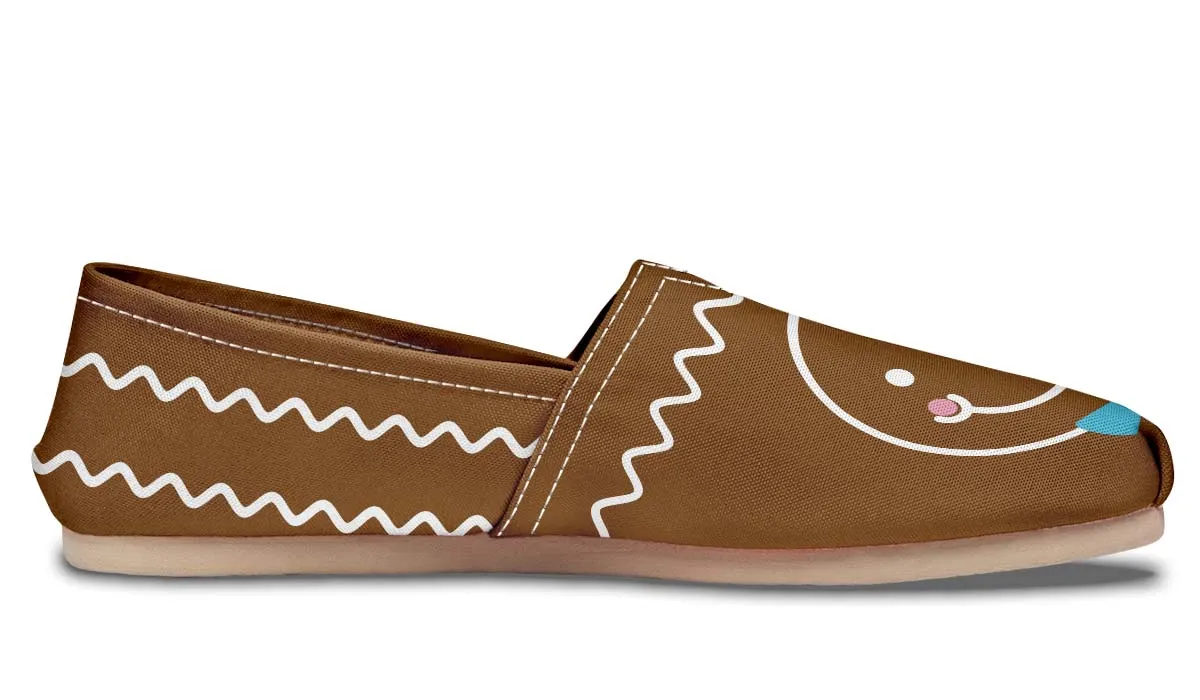 Gingerbread Man Christmas Casual Shoes