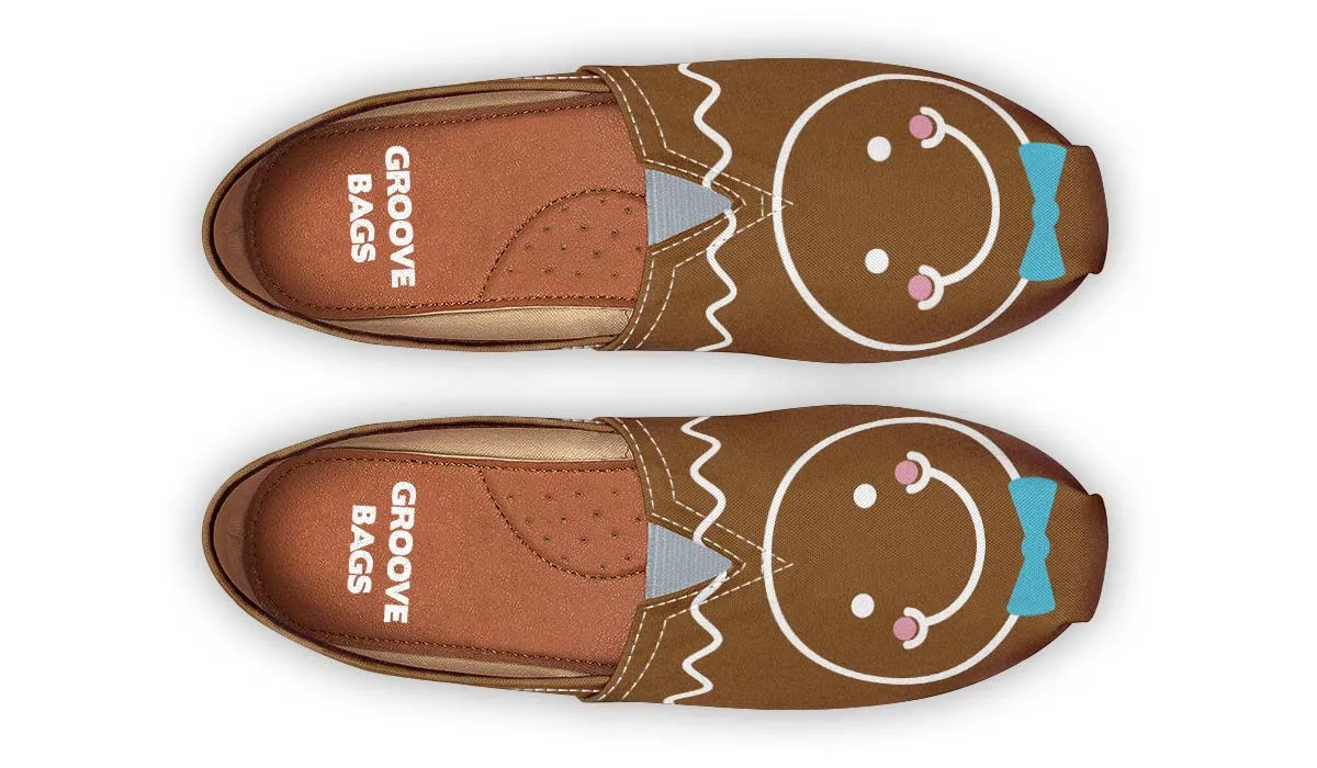 Gingerbread Man Christmas Casual Shoes