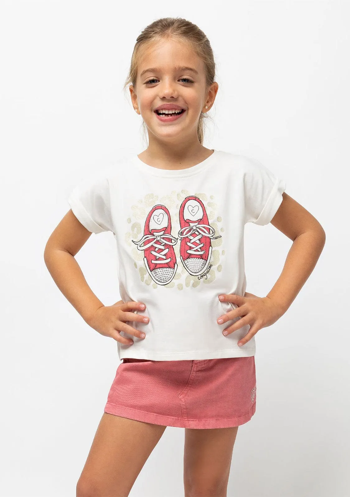 Girl's "Sneakers" Conguitos T-Shirt